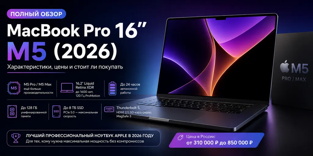 MacBook Pro 16 M5