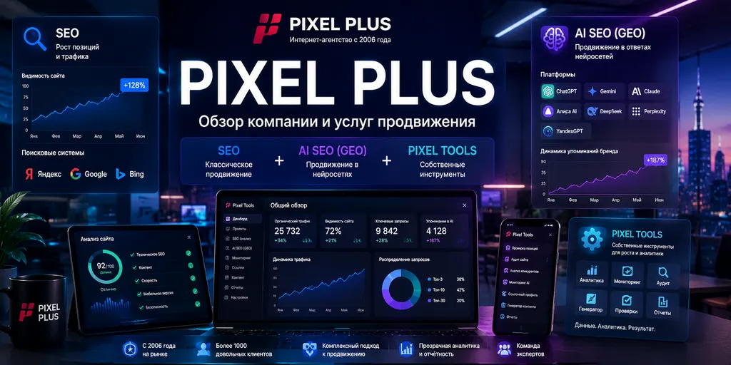 Пиксель Плюс: обзор компании